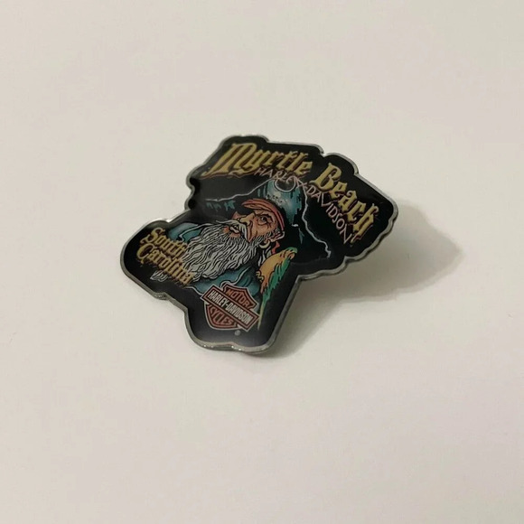 2005 Harley Davidson Myrtle Beach South Carolina Pirate Parrot Pin Biker - Picture 9 of 11